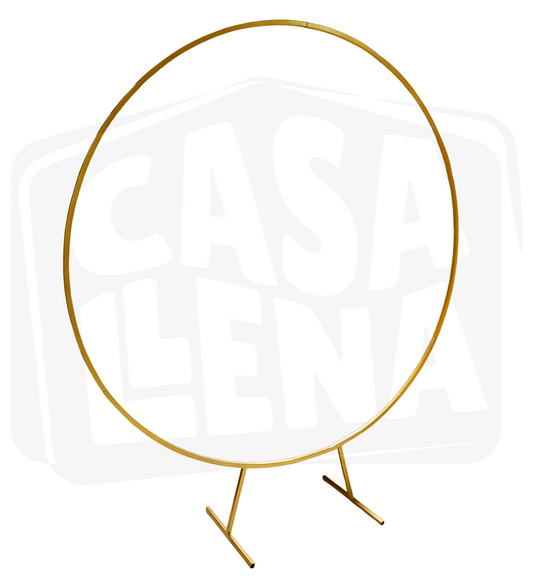 Aro Metálico Dorado para Decoración 2 Metros