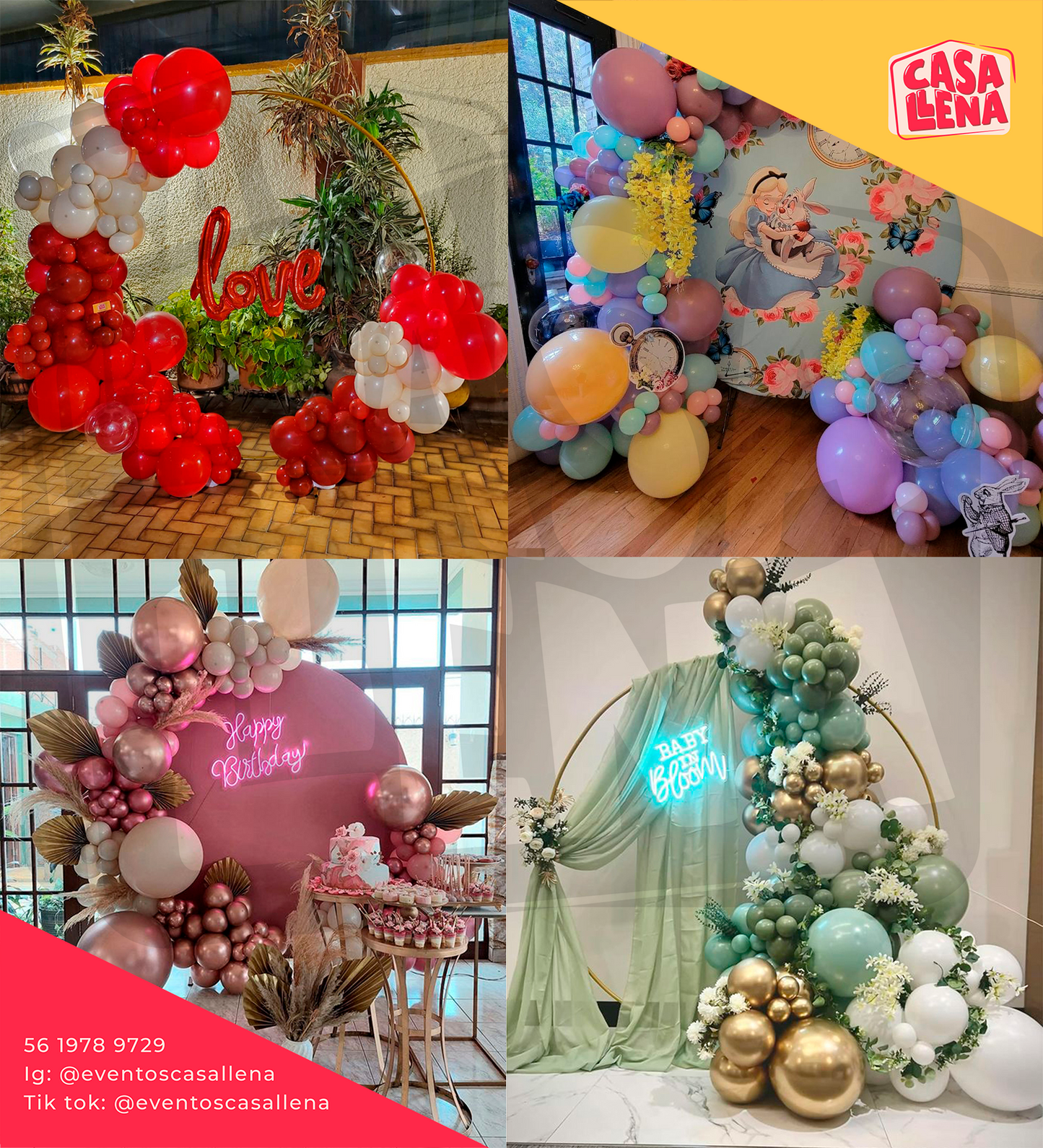 Aro Metálico Dorado para Decoración 2 Metros