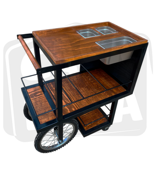 Carrito De Servicio / Mixologia Para Restaurantes, Bares, Cantinas, Eventos y Mas