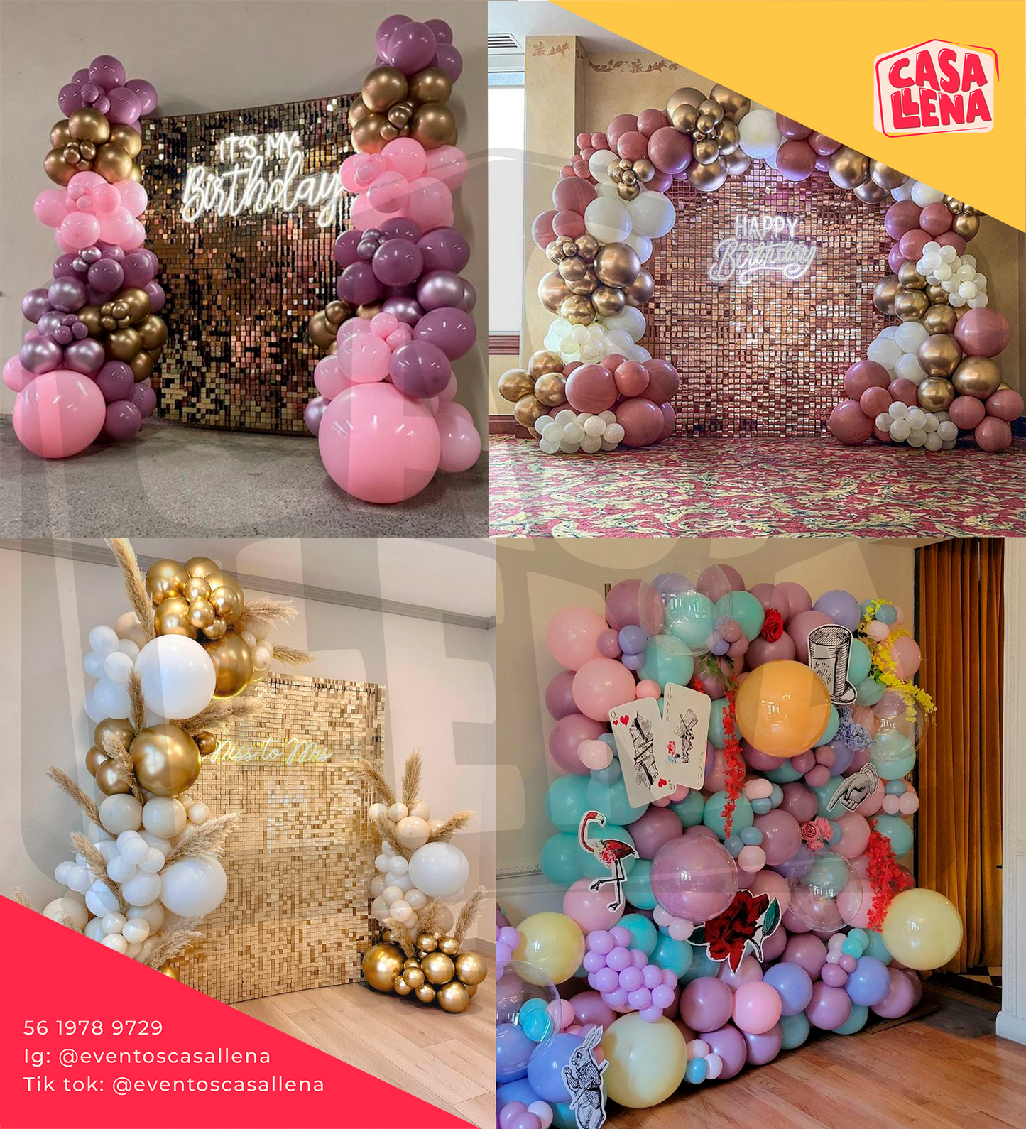 Estructura Marco Para Decoración 2x2 Metros