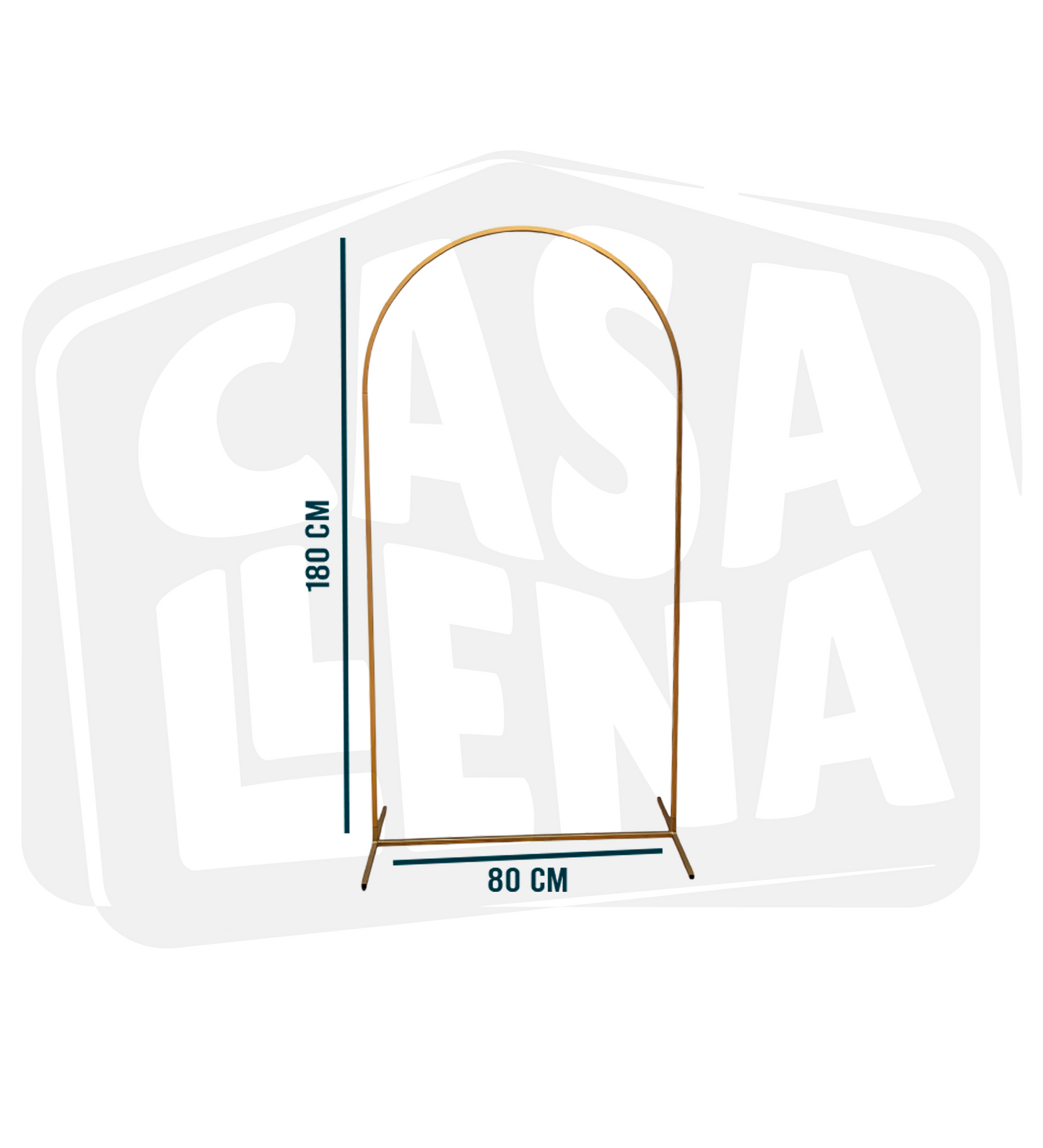 Set De 3 Mamparas Metálicas Doradas para Decoración