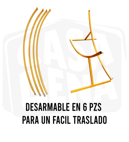 Aro Metálico Dorado para Decoración 2 Metros