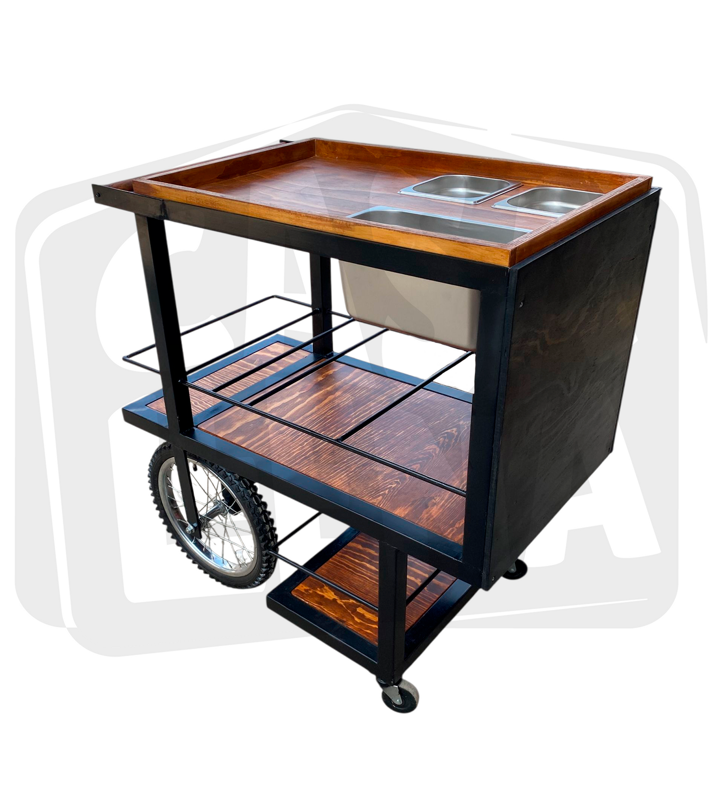 Carrito De Servicio / Mixologia Para Restaurantes, Bares, Cantinas, Eventos y Mas