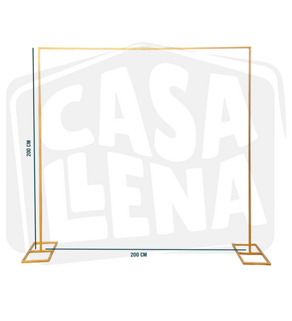 Estructura Marco Para Decoración 2x2 Metros