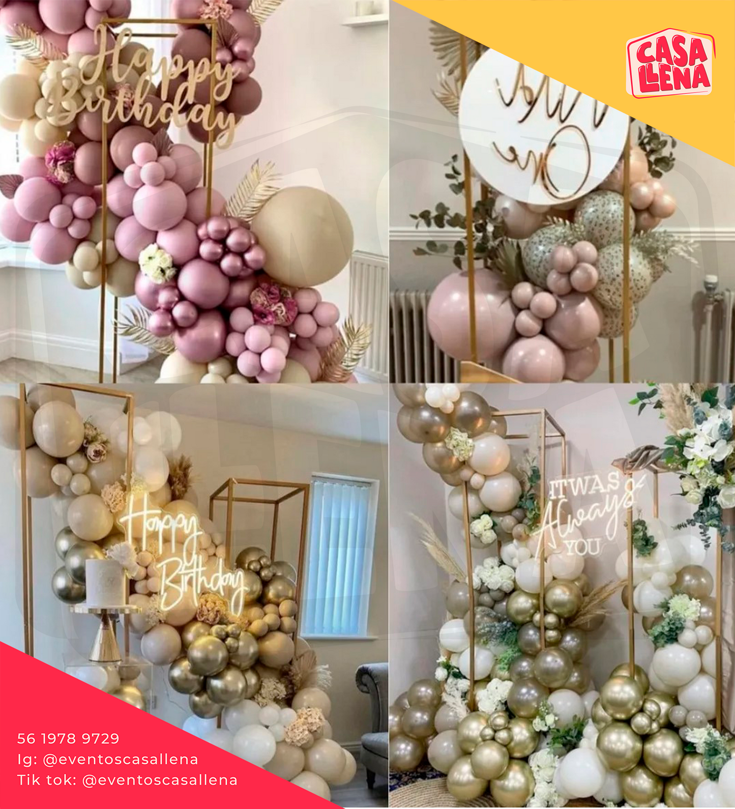 Estructura Torre 3D Vertical Para Decoración 2 Metros