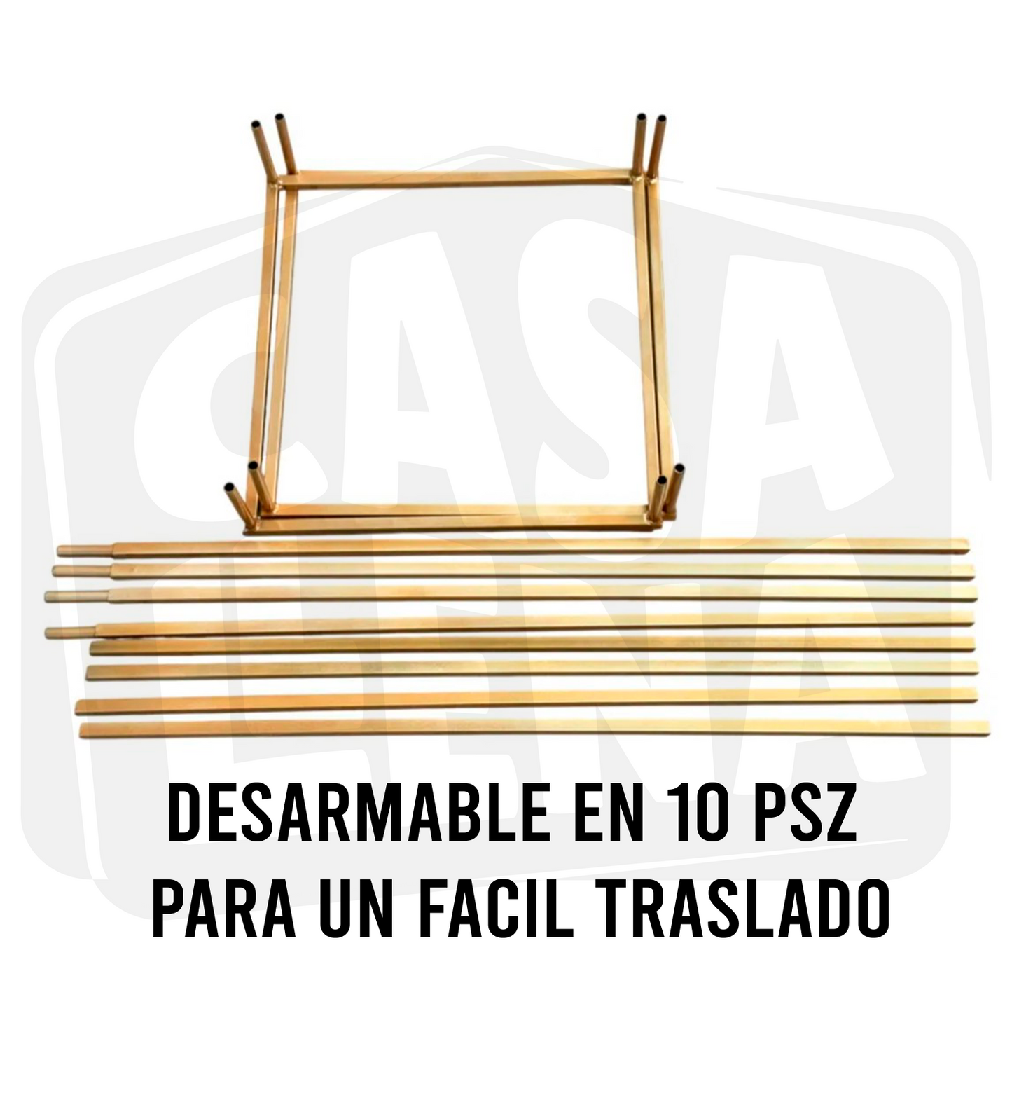 Estructura Torre 3D Vertical Para Decoración 2 Metros